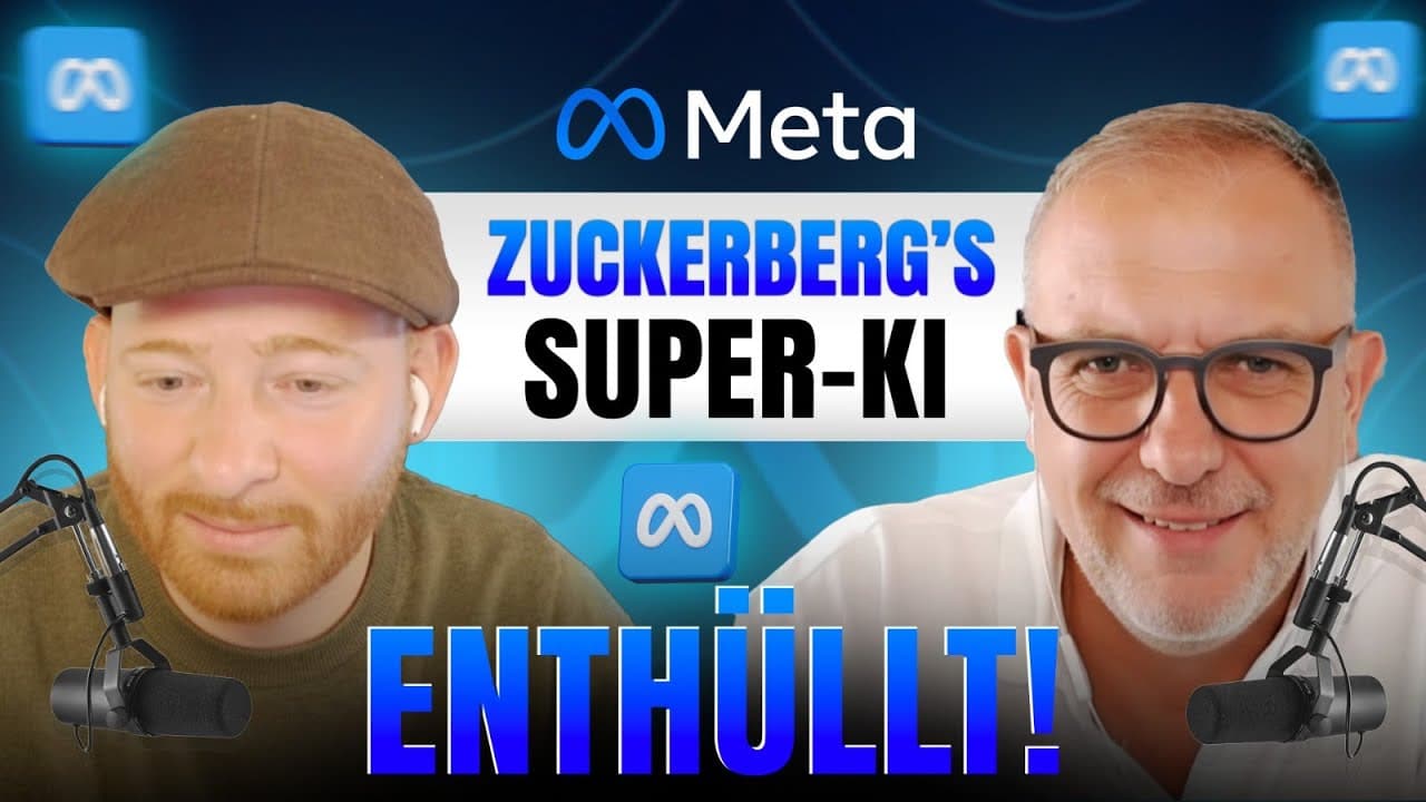 Vorschaubild der Folge „Metas Superintelligenz-Offensive: Was Zuckerbergs persönliche KI für jeden von uns bedeutet"
